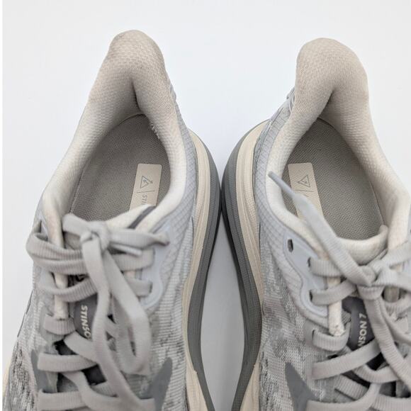 Hoka One One Stinson 7 Running Sneakers Women's Stardust/Alabaster Size US8B - Picture 12 of 15